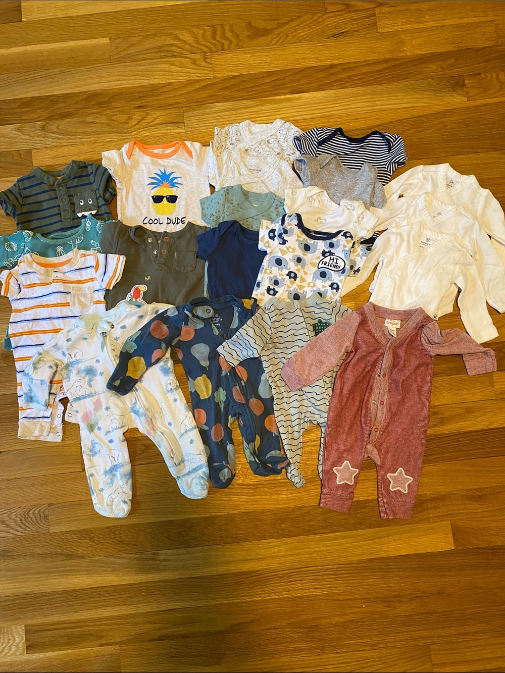 20 piece Newborn boy bundle